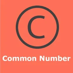 Common Number Teer Common Numbers